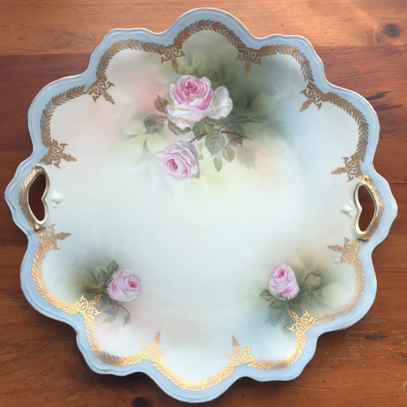 RS Prussia Porcelain Antique/Vintage Serving Platter Plate - Picture 3 of 7